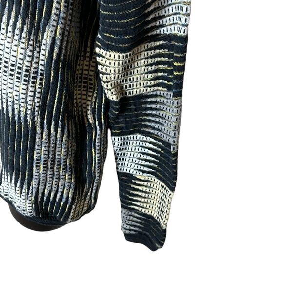 Tundra wavy 3D knit textured grandpa sweater Cosby biggie abstract medium - Picture 3 of 6